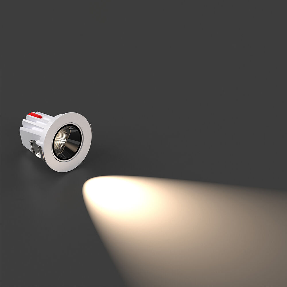 Aluminum Anti Glare Round 10W 20W 30W COB Spotlight Trimless Commercial Lighting Ceiling Recessed LED Downlight For Home Hotel