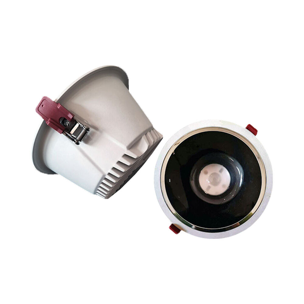 Indoor led down light commercial spot light ac100-265v ip44 dimmable customize recessed ceiling cob led downlight