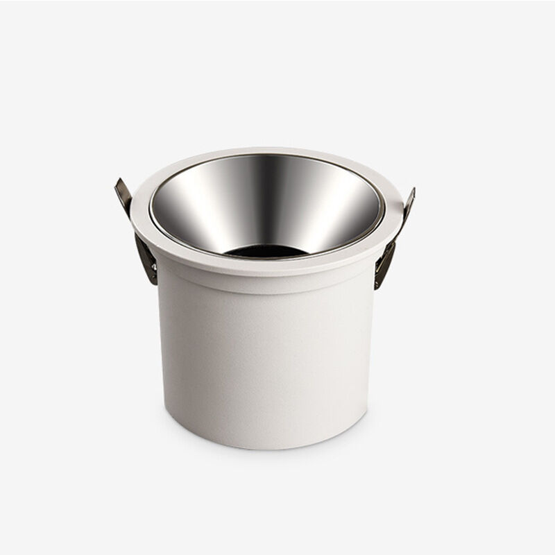 New design supermarket lighting recessed ceiling spotlight 7w 12w 20w round cylinder aluminum dimmable led downlight