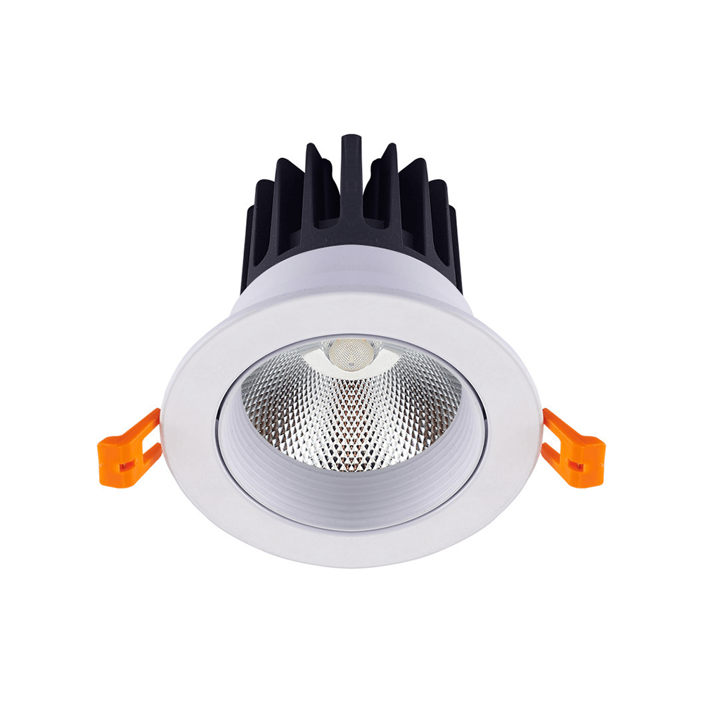 High lumen COB recessed ceiling downlight round 7w 12w 15w 24w 30w CE ROHS SAA approved