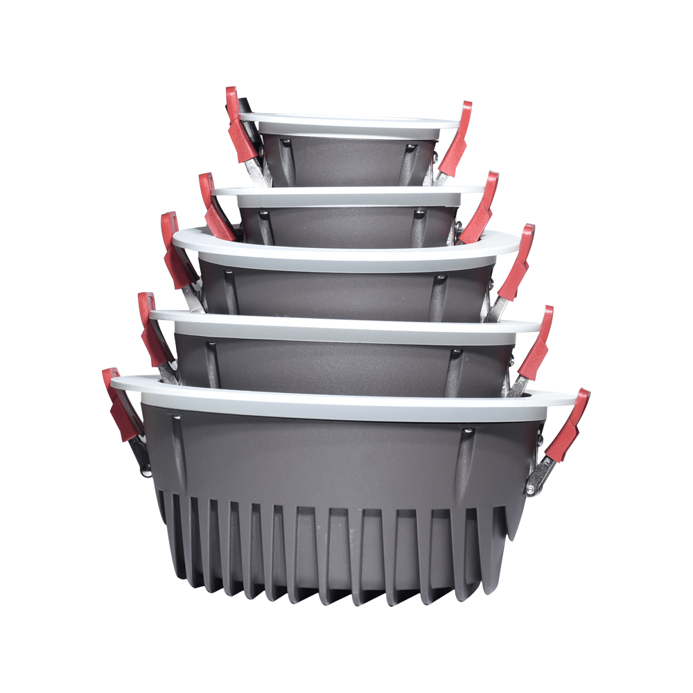 Hot sale 7w 15w 30W cob downlight cut out 70mm aluminium housing ceiling led downlight for museum hotel villa hospital lighting