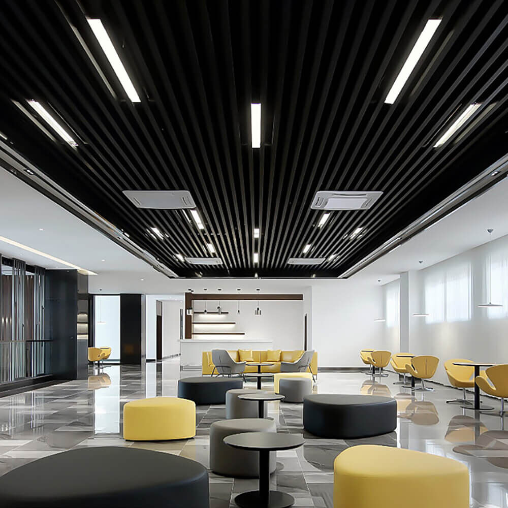 36w led office linear light manufacturer ip65 aluminum housing recessed 4ft ceiling linear lamp made in China