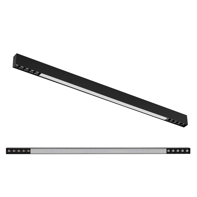 Modern office lighting linear lamp 36w led pendant light dimmable seamless aluminum office shop school led linear light