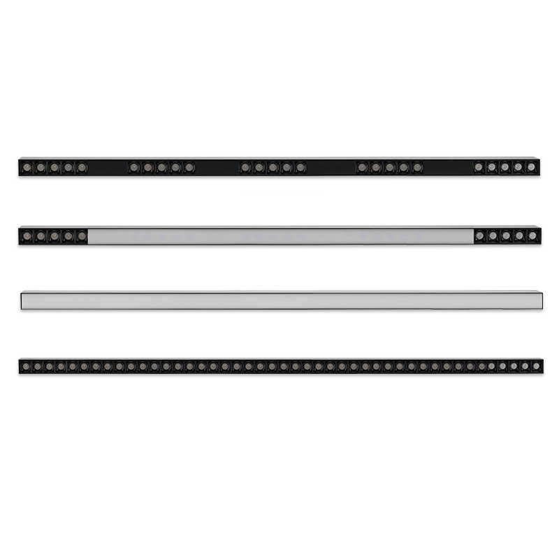 Modern office lighting linear lamp 36w led pendant light dimmable seamless aluminum office shop school led linear light