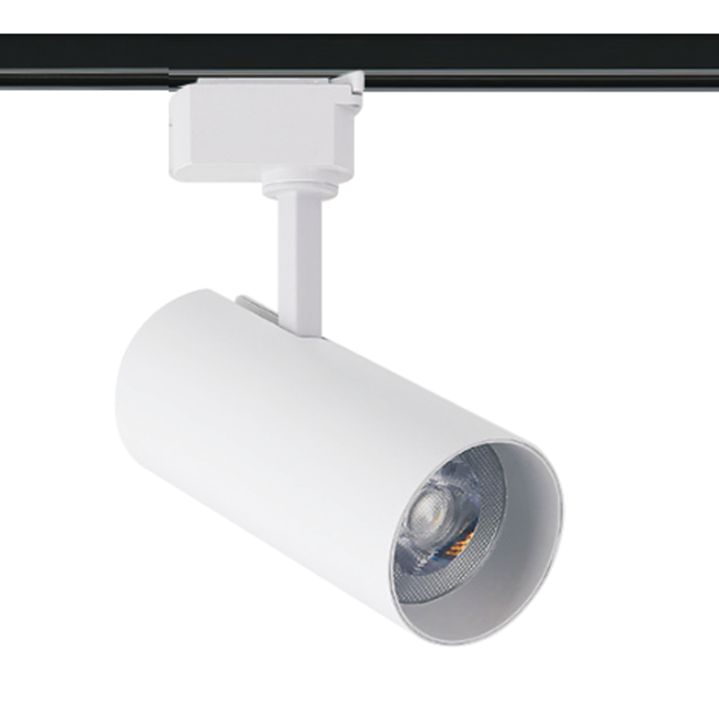 20W 30W COB Track Lighting CCT Adjustable Shop Retail Spot Lighting Fixtures Dimmable LED Track Light For Window Showcase