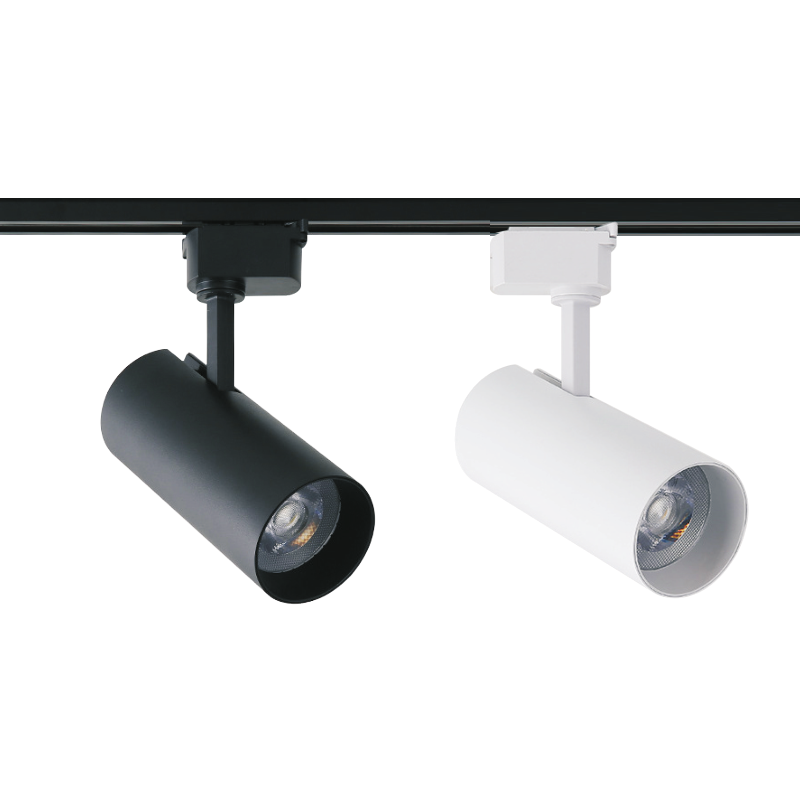 20W 30W COB Track Lighting CCT Adjustable Shop Retail Spot Lighting Fixtures Dimmable LED Track Light For Window Showcase