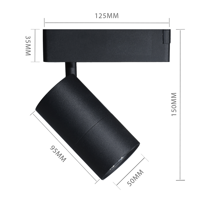 Led Track Spotlight For Bedroom Lighting Cob Led Track Light 3W 7W 12W 20W Adjustable Beam Angle 15 25 35 degree Led Track Light