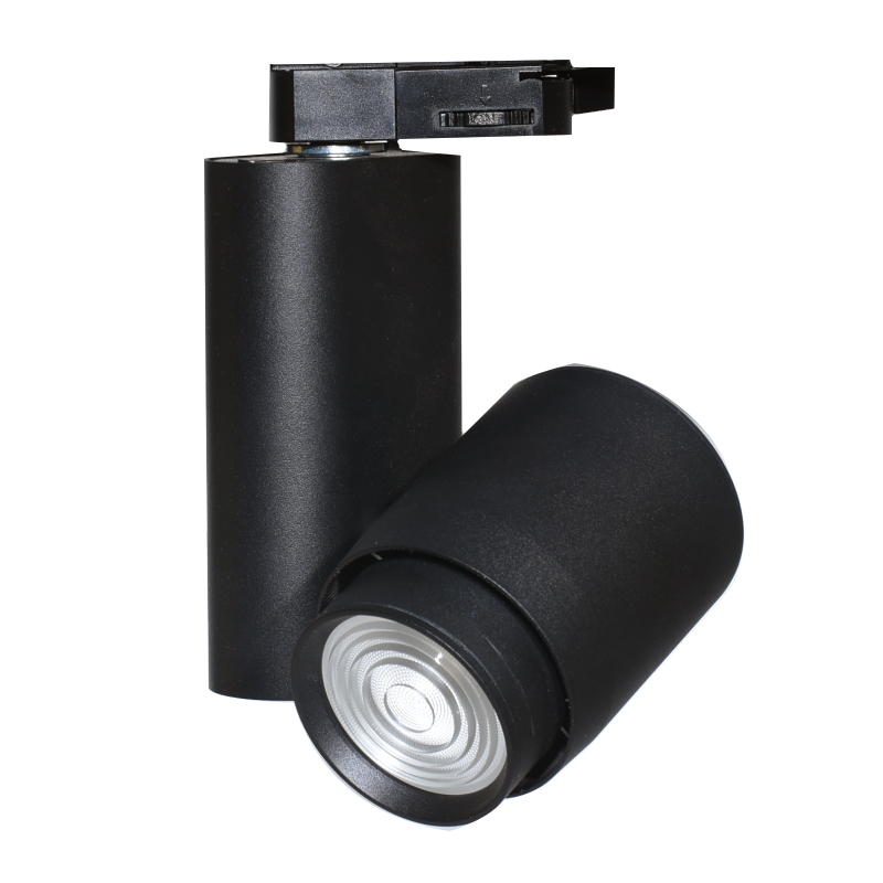 22W 30W Adjustable Angle Commercial Mall Zoomable Rail Lights Dimmable Lighting Fixture Focus Spotlight Led Track Light