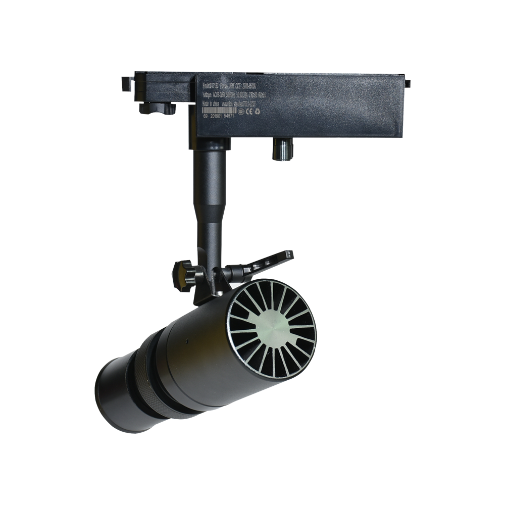 Wholesale Focusing Track Lighting 20W 30W Factory Price Aluminum Dimmable Led Track Light Black White Housing For Gallery Museum