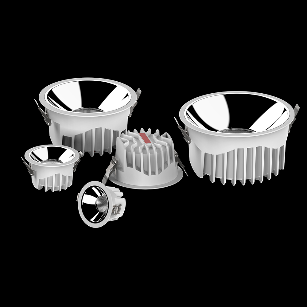 10W 15W 30W 36W Embedded Aluminum Adjustable Spotlight Round Led Dimmable Ceiling Downlight Fixture High Quality