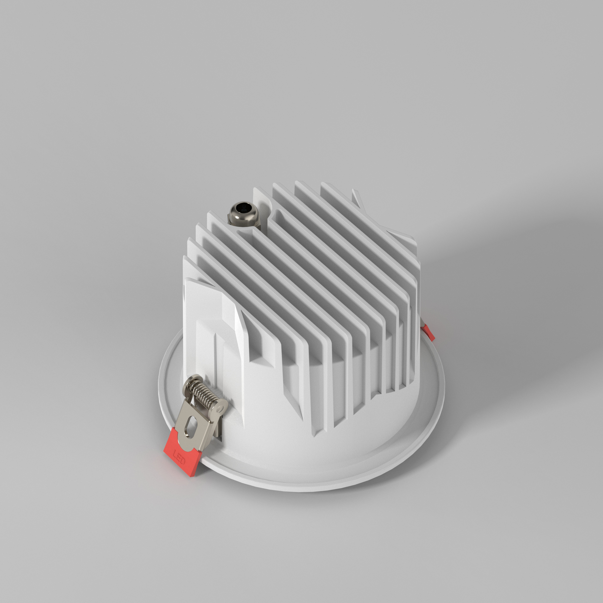 Aluminum Indoor Commercial Lighting 10W 30W Recessed Led Light Downlight Trimless Round Decoration Ceiling Led Downlights