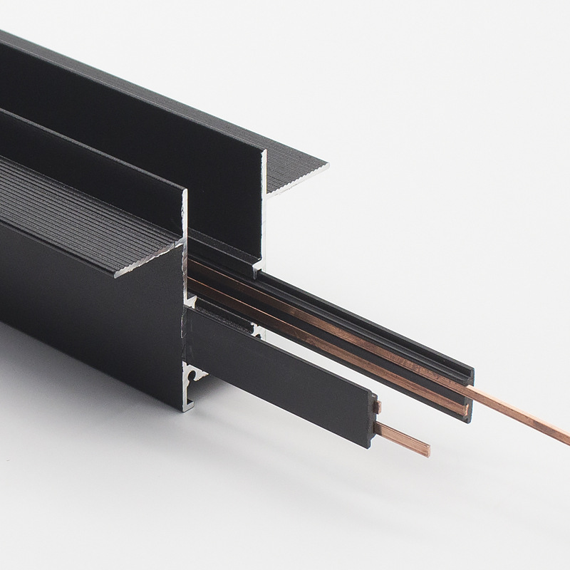 DC48V magnetic track light rail 1m 2m 3m modern creative lamp connector accessory