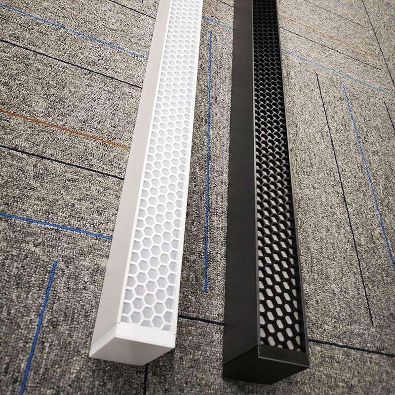 36w anti glare honeycomb suspended surface mount 1.2m aluminum profile led linear light