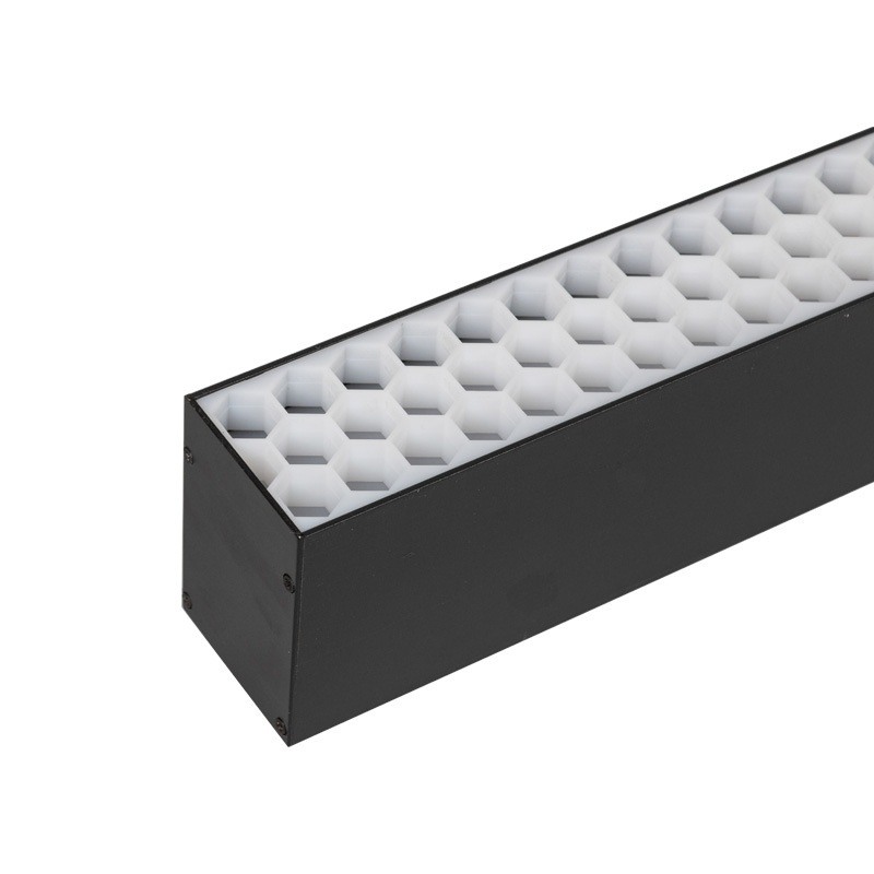 36w anti glare honeycomb suspended surface mount 1.2m aluminum profile led linear light