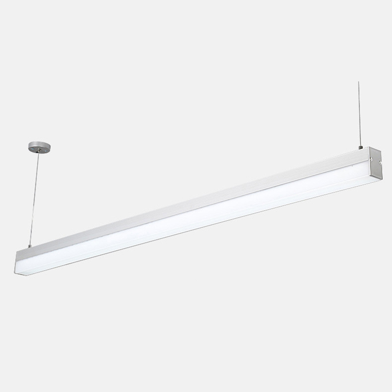 Zhongshan cheap price industrial 40w suspended school factory office parking tube led pendant linear light fixture