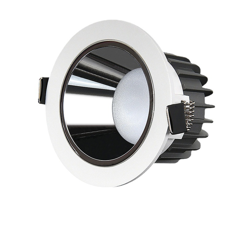 Aluminum High Brightness 5W 10W 20W 30W Multi Functional Ring Cob Ceiling Light 0-10V Dimming RA90 Led Recessed Downlight
