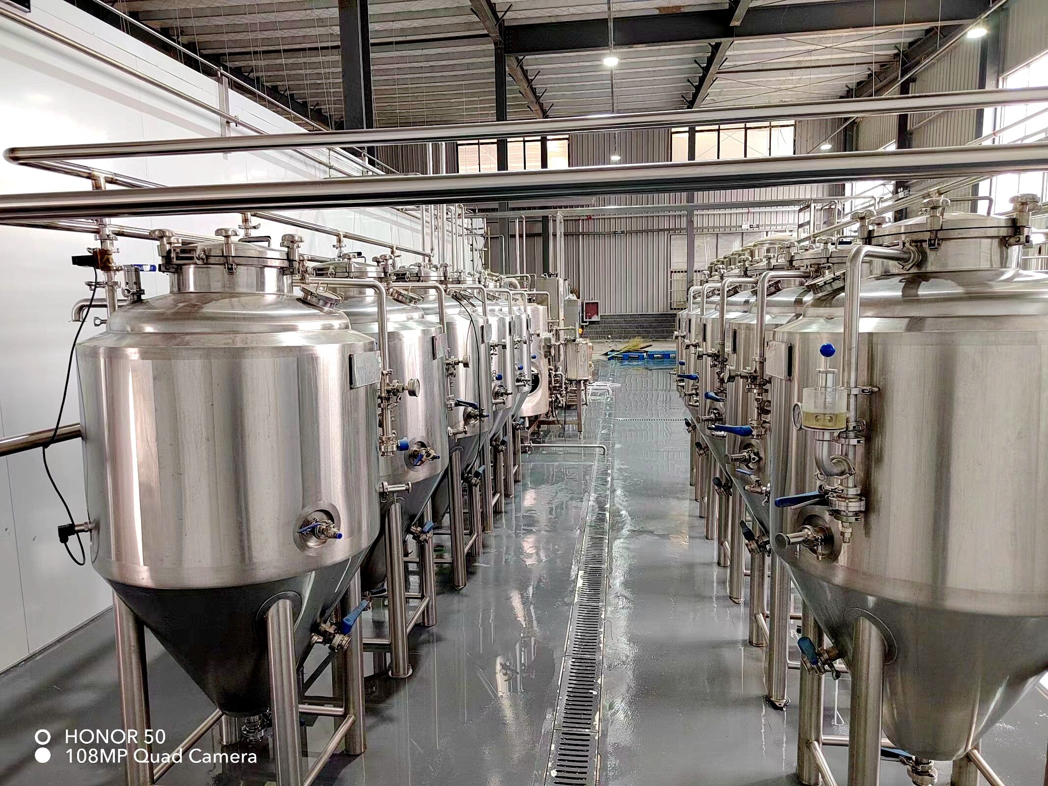 500L Energy-Saving Craft Beer Brewing System – Efficient Steam Brewhouse