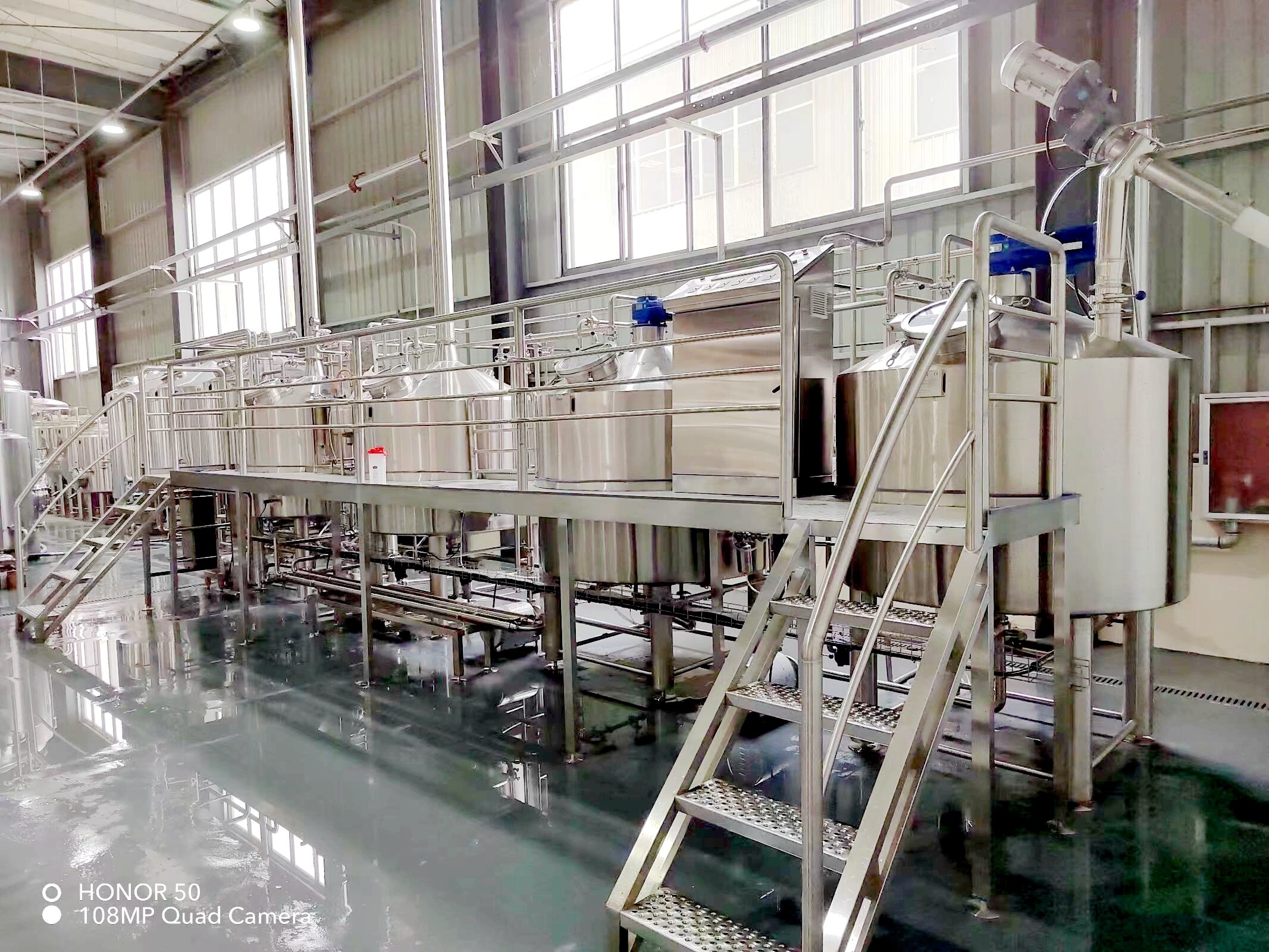 500L Energy-Saving Craft Beer Brewing System – Efficient Steam Brewhouse