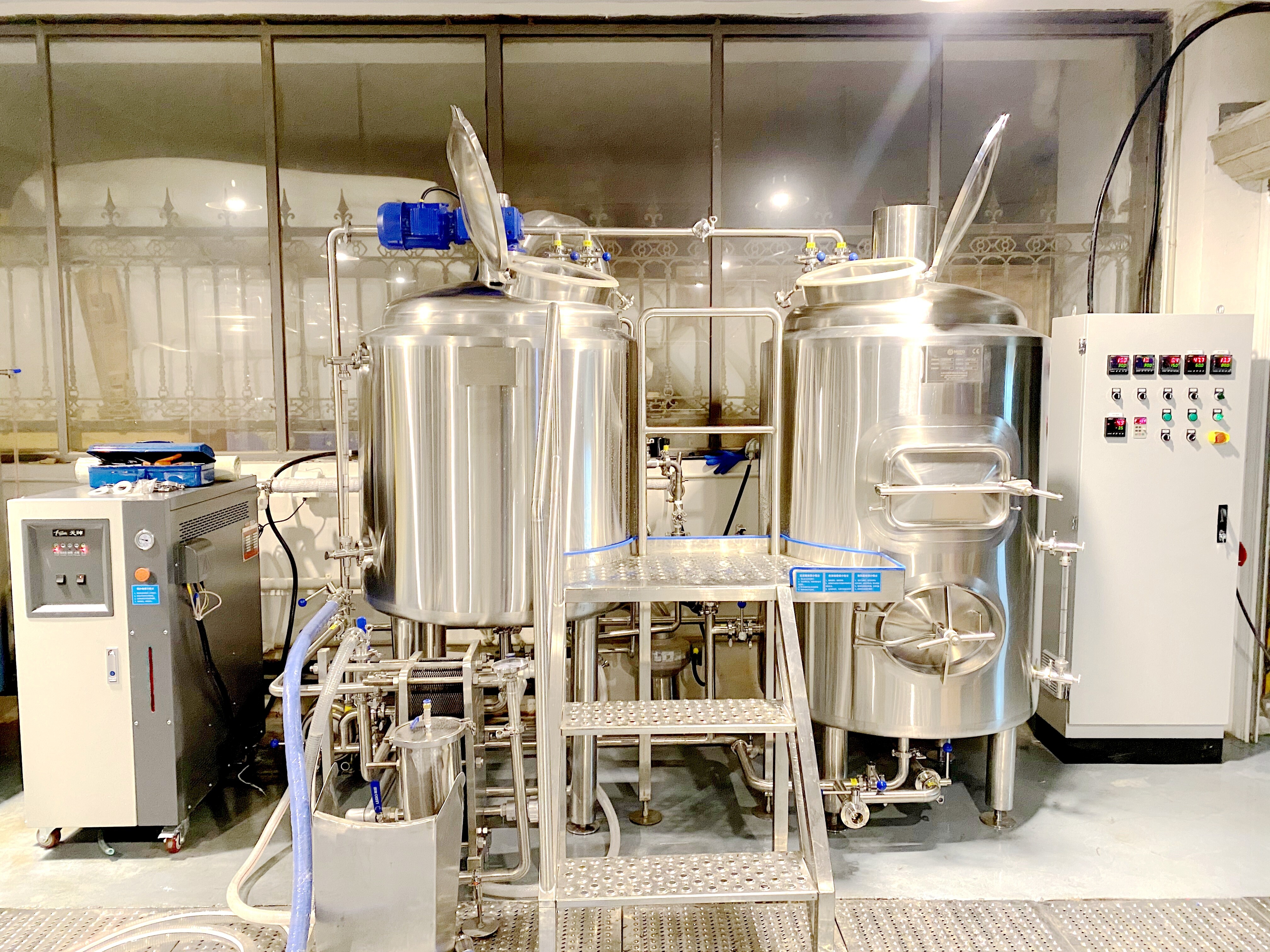 500L Automatic Craft Beer Brewing System – PLC Controlled Brewery Equipment