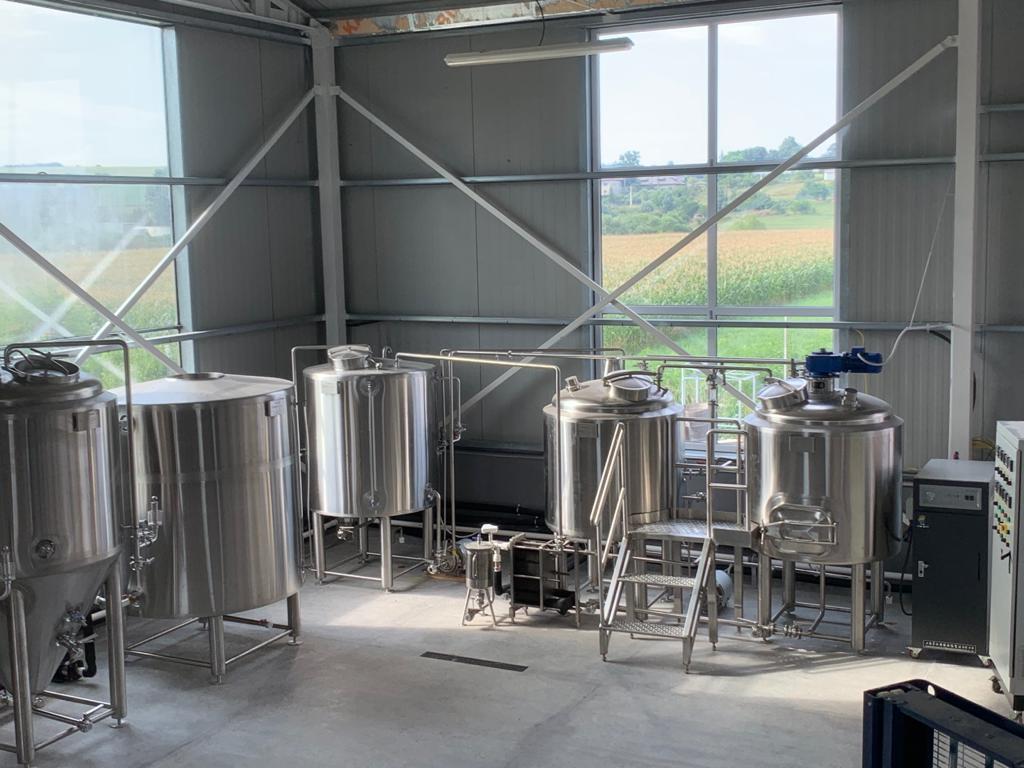 500L Energy-Saving Craft Beer Brewing System – Electric-Steam with Heat Recovery