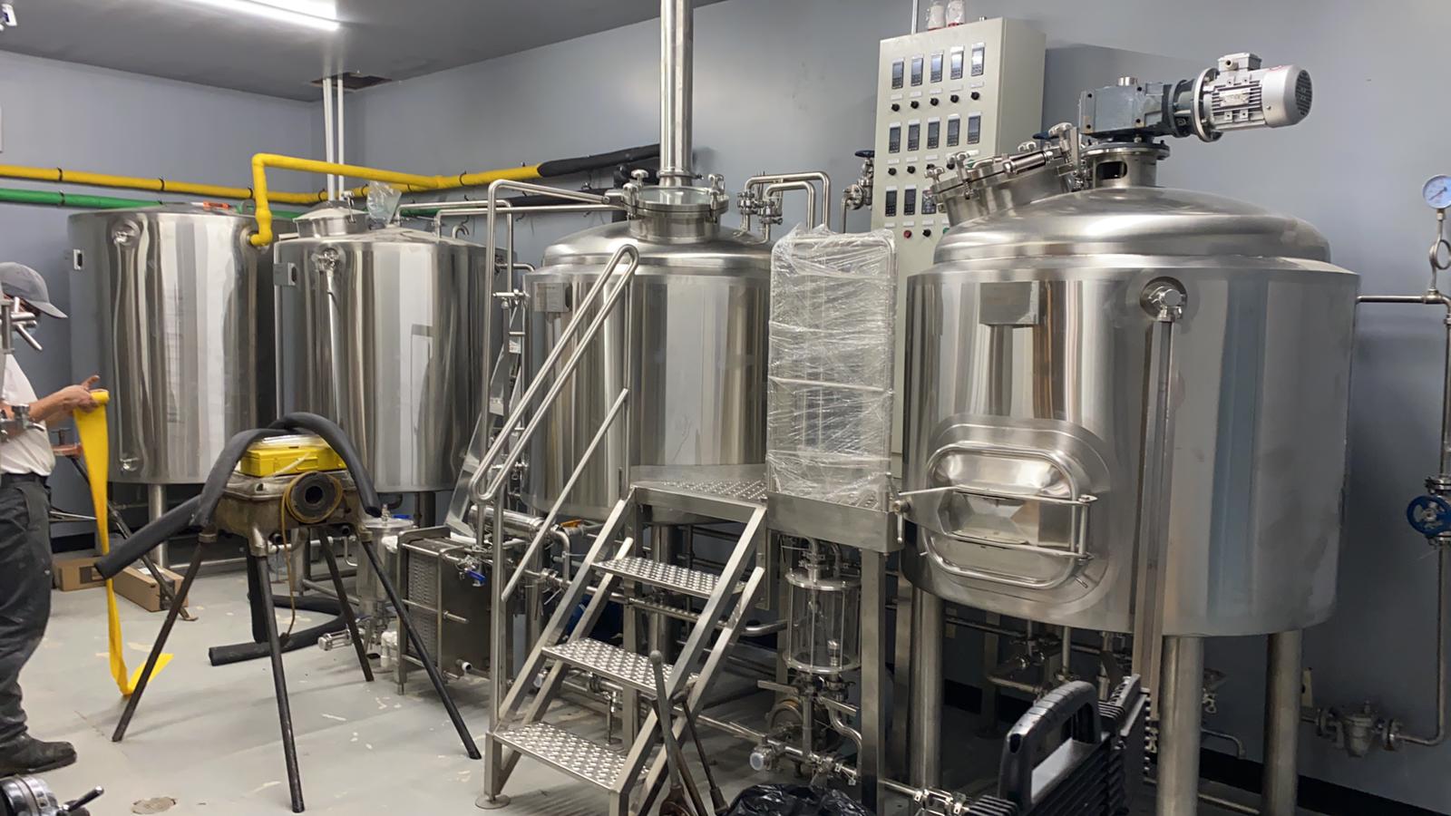 500L Brewpub Display Brewing System – Copper-Clad SUS304 Craft Beer Equipment