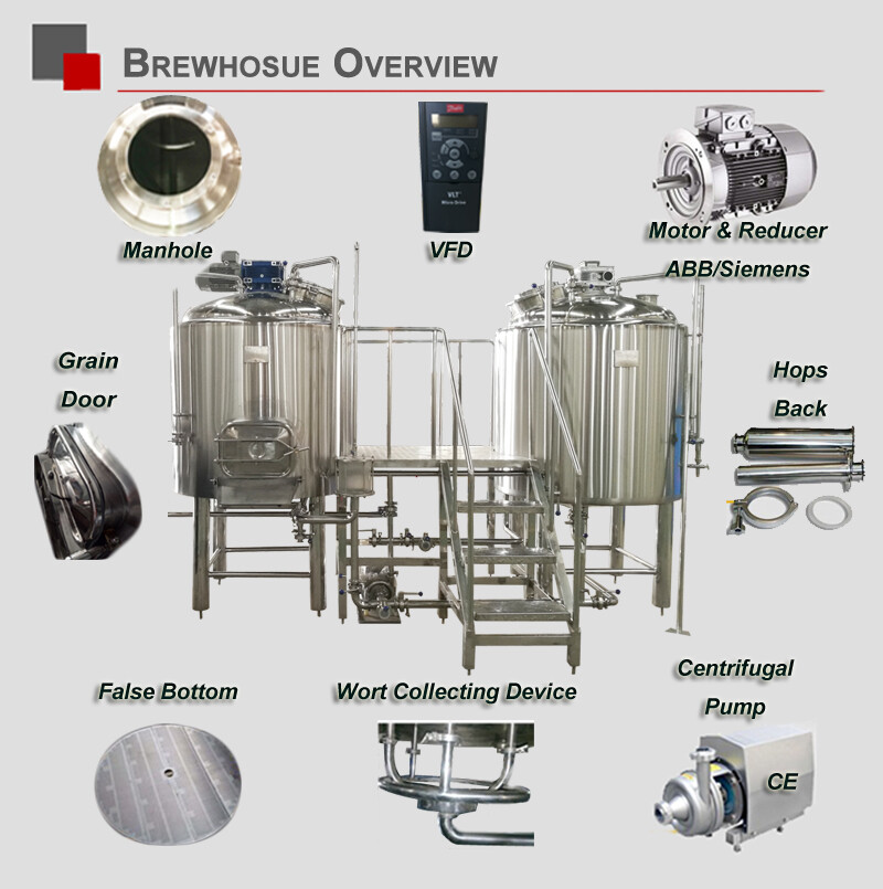 10BBL small brewery equipment turnkey brewery equipment microbrewery brewing system