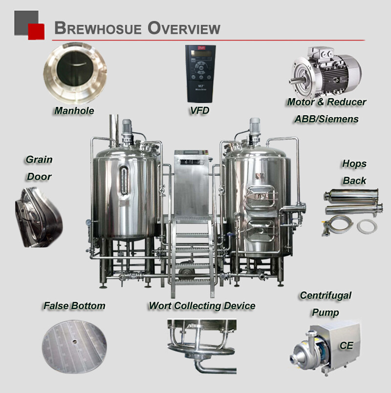 15BBL craft beer brewery equipment stainless steel beer fermenter brew kettle equipment