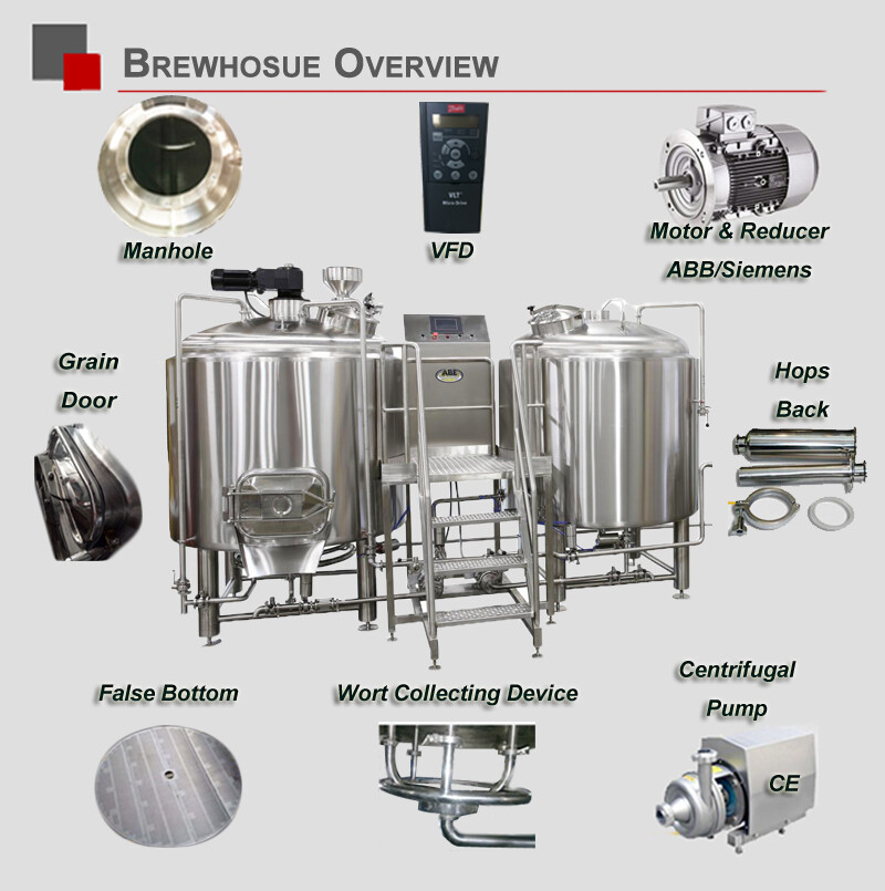 30BBL craft beer brewing system beer brewing equipment modular brewery equipment
