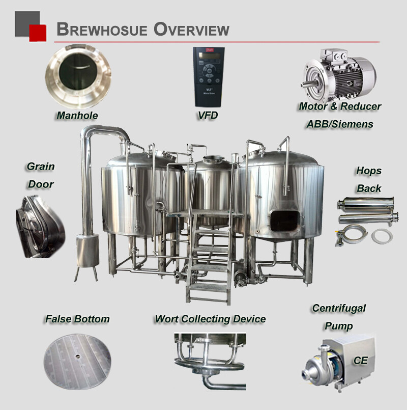 2BBL beer fermenter tank commercial brewery equipment modular brewery equipment