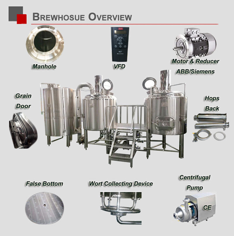 3000L brewery parts and accessories craft beer production line equipment glycol chilling system
