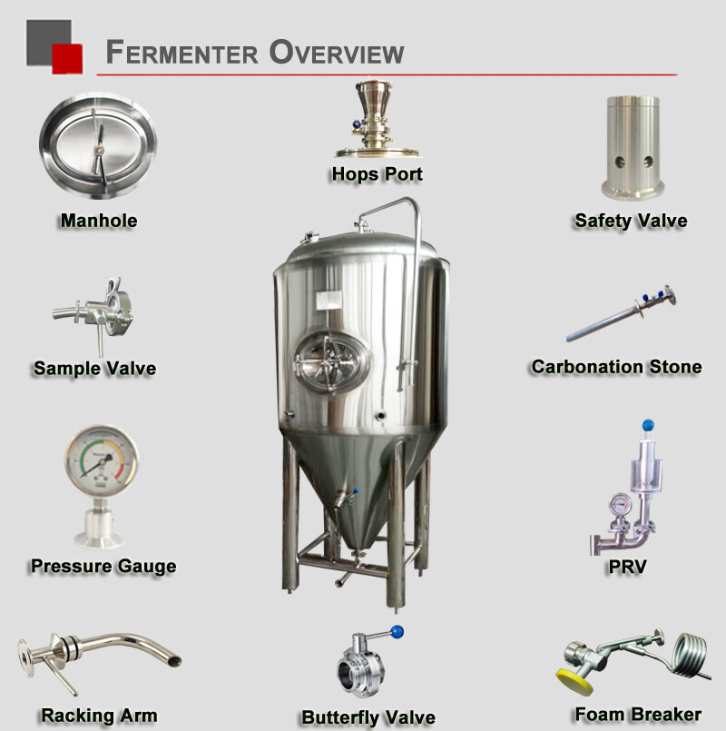 Beer conical fermenter