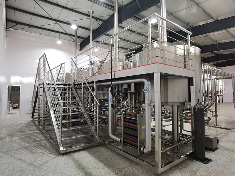 2000L 4 Vessels Commercial Beer Brewery Equipment System Solutions