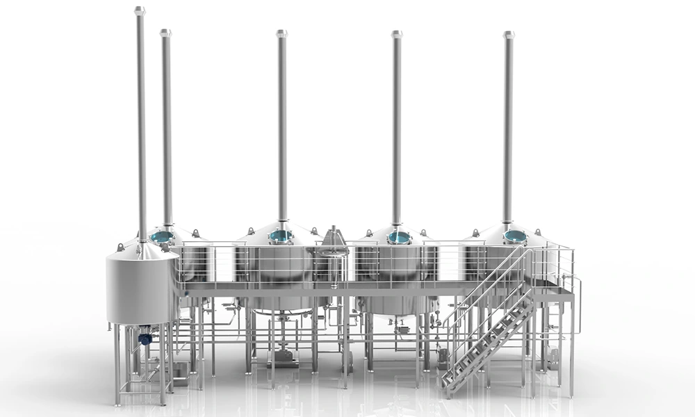 3000L 30HL 5 Vessel Commercial Beer Brewery Equipment System Solutions
