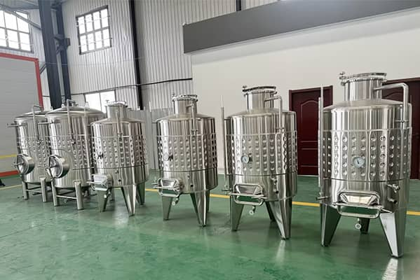 Wine Making Equipment Manufacturer | Stainless Steel Wine Fermentation Tanks