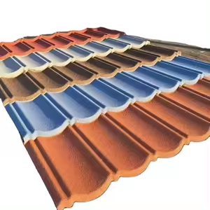 Good Quality And Factory Direct Popular Type stone coated Metal roof Tiles For Building