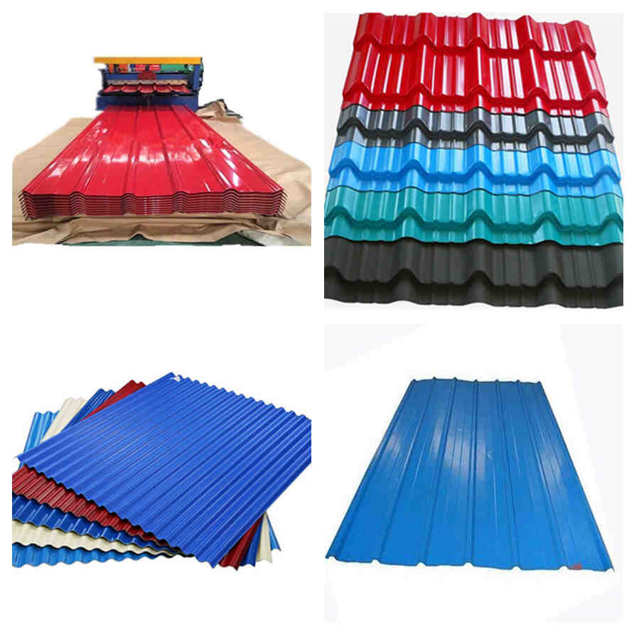 PPGI Corrugated Roof Plate Galvanized Steel Roofing Sheets ASTM/BIS Certified Cutting Bending Processing Free Sample Available
