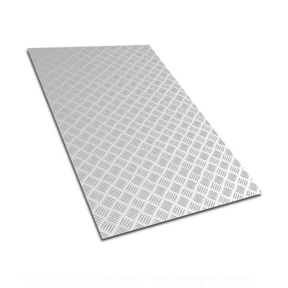 Custom Size 0.3Mm 1Mm 3Mm 1001 1100 1005 3003 5052 5083 7075 Anti-Slip Aluminium Embossed Checkered Steel Sheet Plate