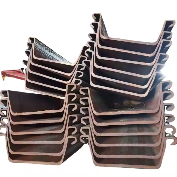 Hot Rolled Larsen Steel Sheet Pile Wholesale U/Z type Steel Piles Factory Wholesale Price 400x100x10.5