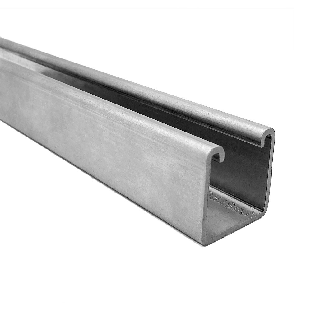 China Export Unistrut U-Channel Steel Stainless Steel Profile High Quality Steel Channels