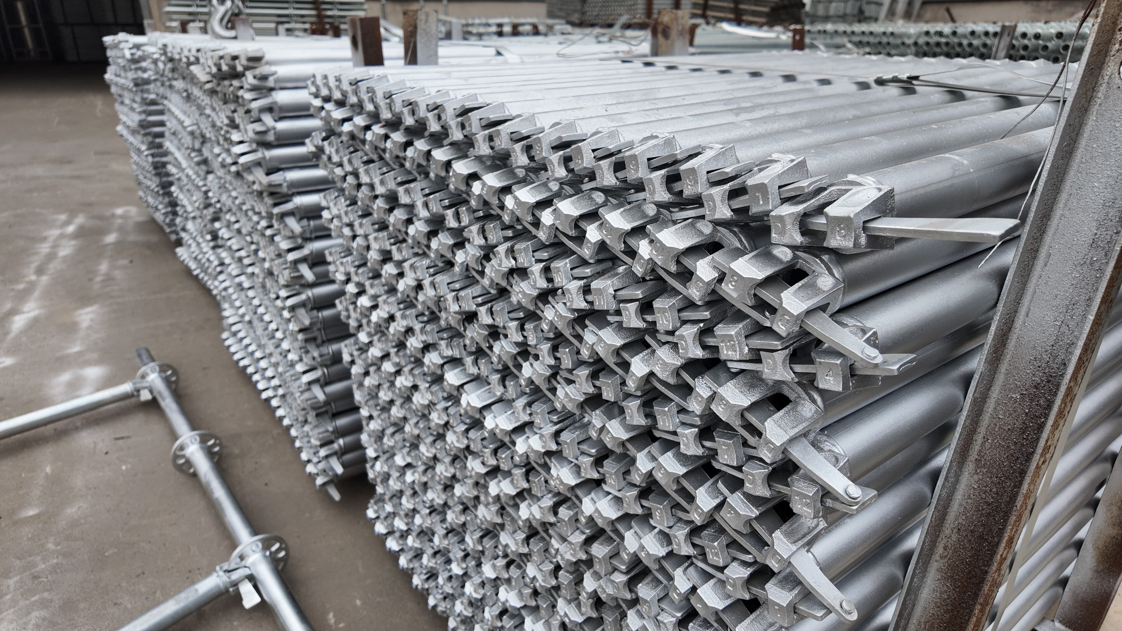 Heavy Duty All Round Ring Lock Scaffold System Construction Layher Galvanized Ringlock Scaffolding