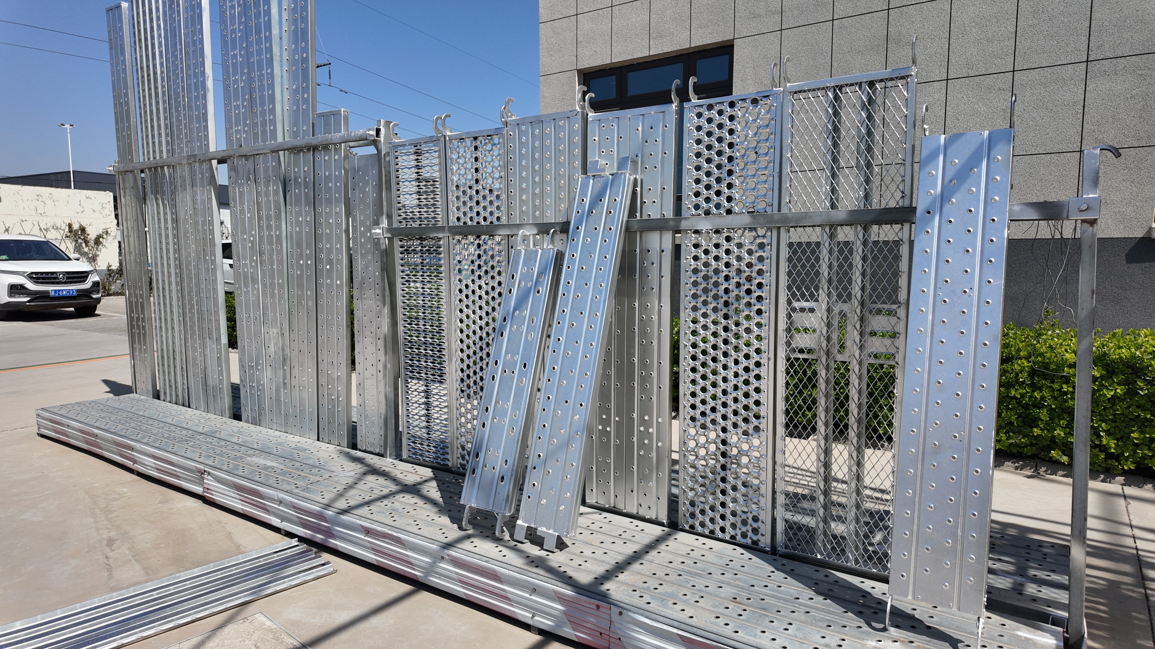 Metal Scaffold Plank with Hooks /scaffolding Frame Accessory Steel Plank /scaffold Plank Deck Metal Planks