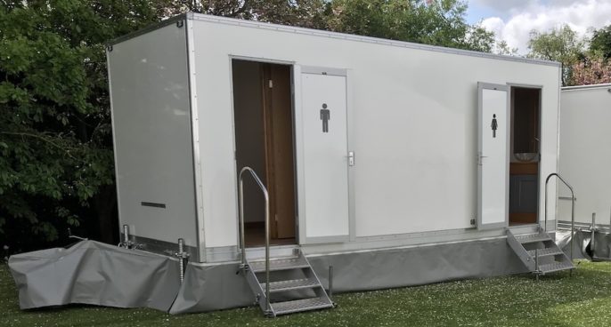 Modern Low Cost Mobile Toilet Modular Prefab Shower Toilet Mobile Restroom Portable Outdoor WC