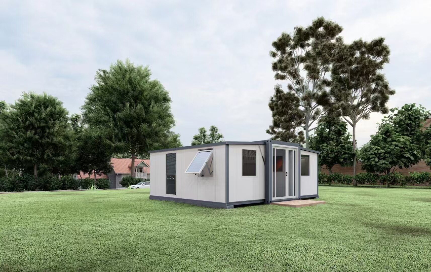 Cheap 20ft 30ft 40ft Prefab Expandable Steel Portable Foldable Tiny Mobile Container Homes House Villas Ready Made to Live in