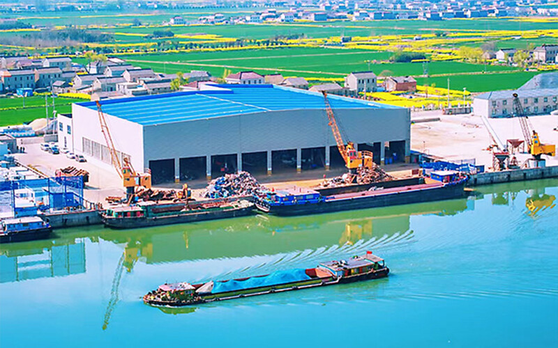 Our company's first ship of scrap steel was sent to Nantong to achieve green and low-carbon transportation