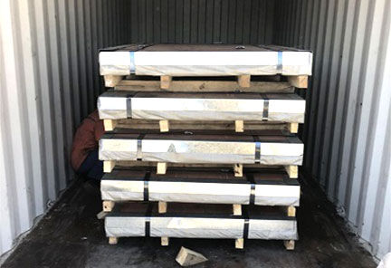 Export 20 tons of 316L stainless steel plate to Ecuador