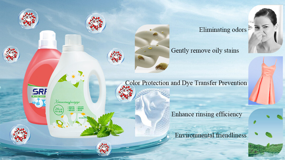 Color protection, aroma stabilization, and stubborn stain removal: The innovative application of cyclodextrin in detergents