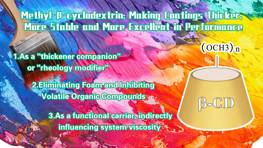 Methyl-β-cyclodextrin: Making Coatings Thicker, More Stable and More Excellent in Performance