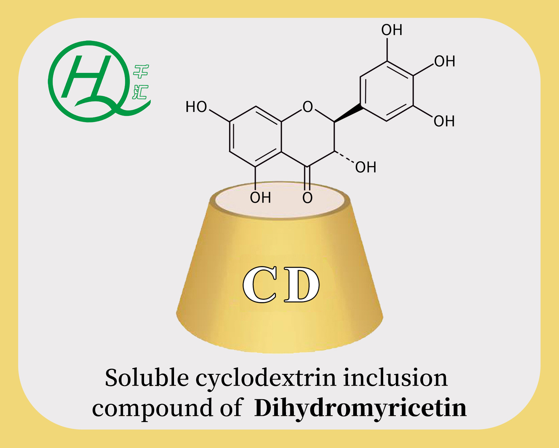 Soluble inclusion compound of Dihydromyricetin
