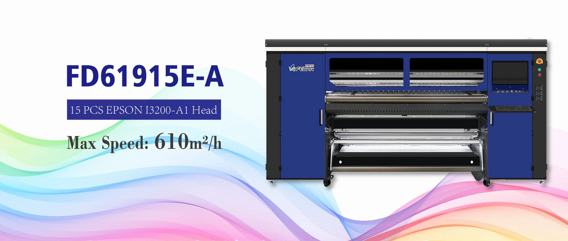 15 head 1900mm sublimation printer