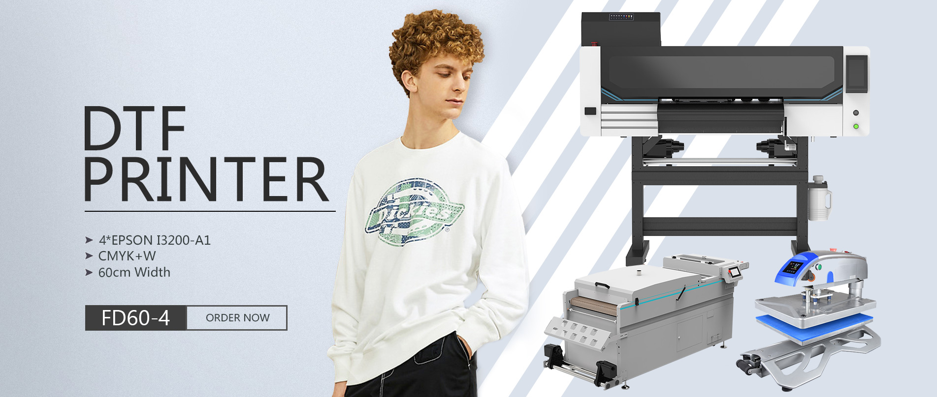 Fedar 60cm DTF Printer with 4*EPSON I3200-A1 Head